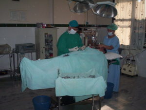 Doctor Operating a pateint